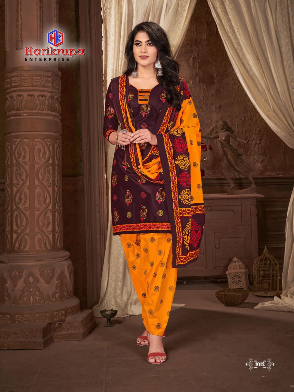 Harikrupa Aradhana 1 Latest Fancy Regular Wear pure Cotton Designers  Punjabi Dress Material Collection 